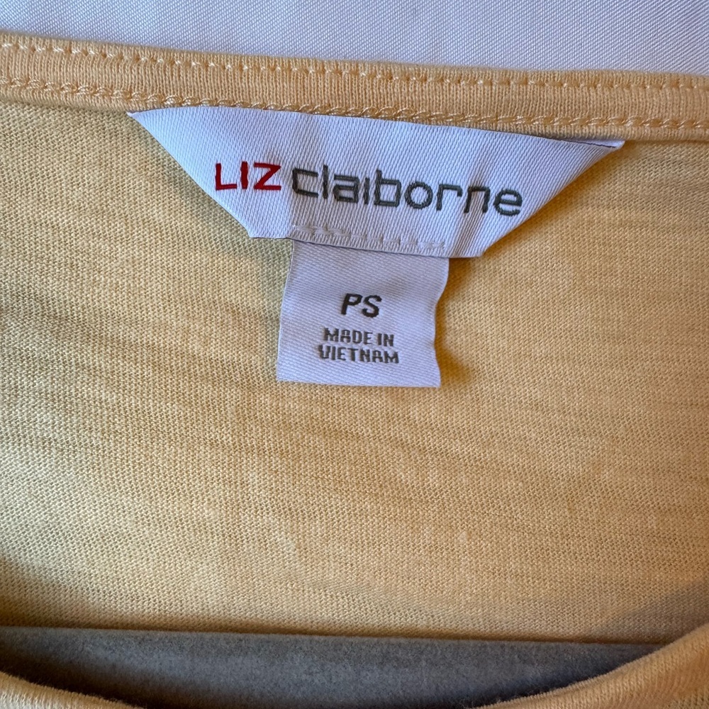 Liz Claiborne Kids Sunshine Eyelet Sleeve Top - Picture 4 of 6